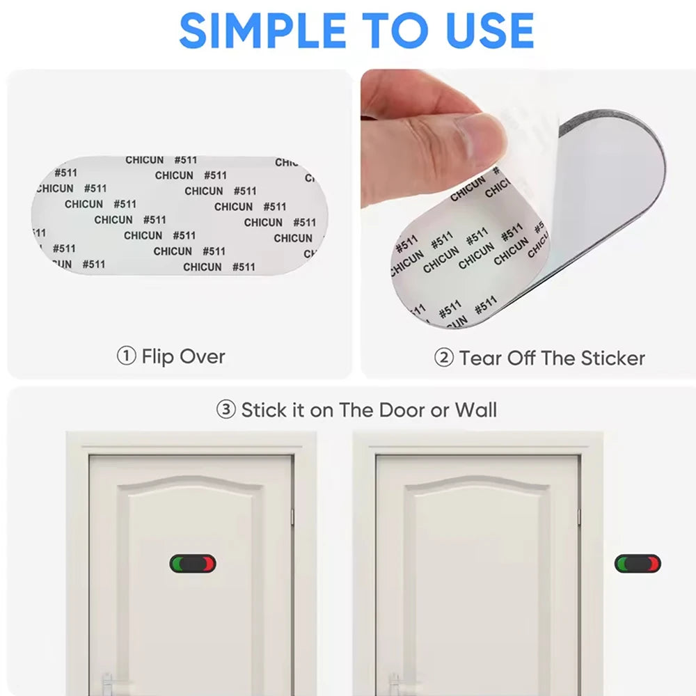 Door Privacy Sign – Vacant & Occupied Do Not Disturb Sign for Home & Office
