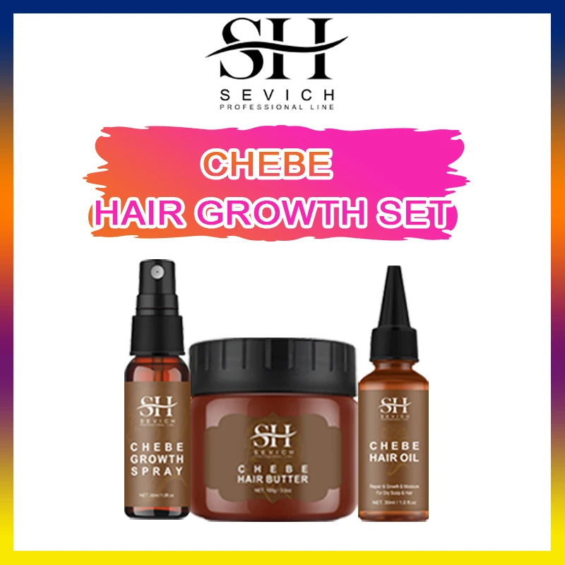 Chebe Anti-Hair Loss Set – Traction Alopecia Treatment Shampoo & Conditioner