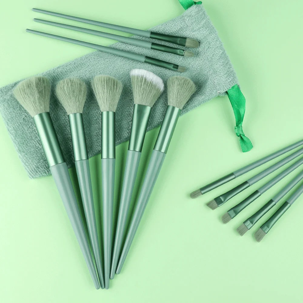 10/14pc Makeup Brush Set – Super Soft Eyeshadow & Foundation Brushes