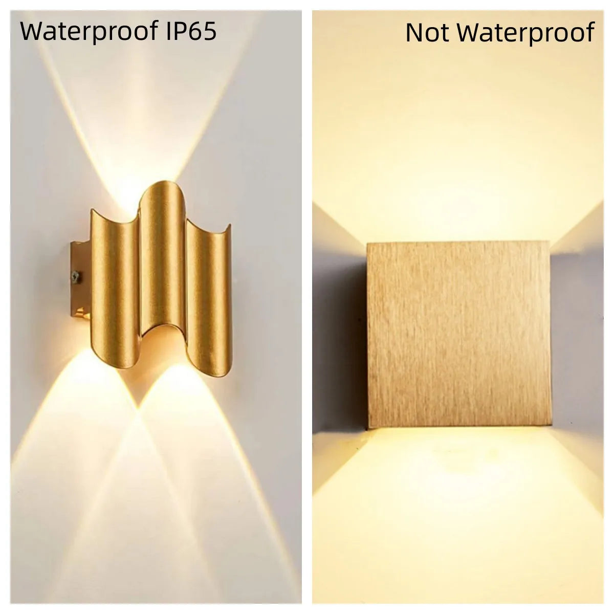 LED Outdoor Wall Light IP65 Waterproof – Porch, Garden & Indoor Bedroom Lamp