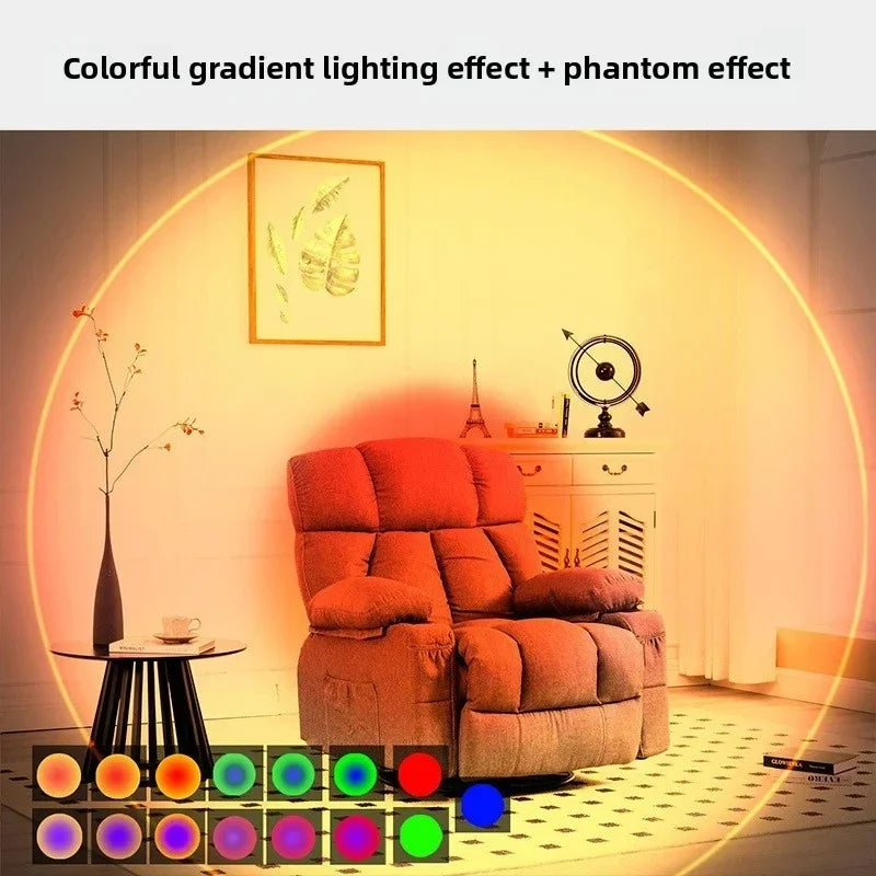 Motion Sensor Under Cabinet LED Night Light – RGB Magnetic Wireless