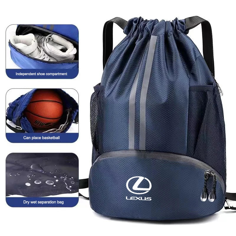 Gym & Fitness Drawstring Backpack - Men & Women