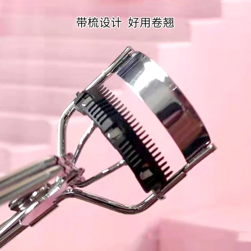 Professional Eyelash Curler with Comb & Tweezers – Curling Clip