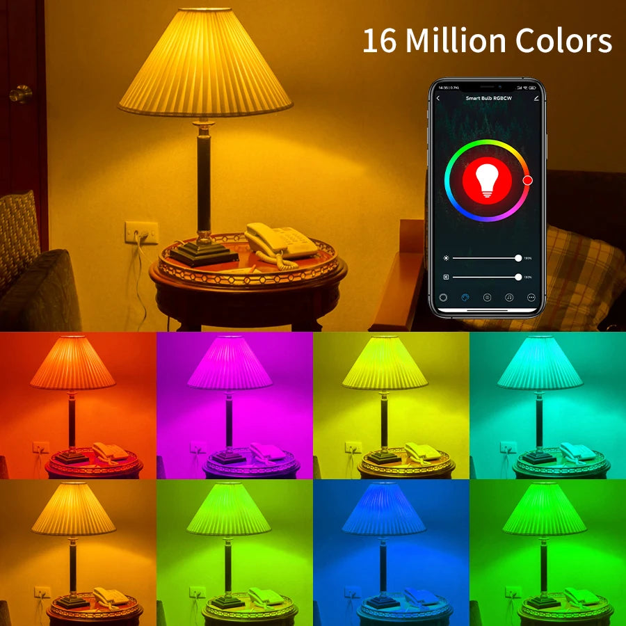 Tuya Smart WiFi LED Bulb E27 10W–20W – Alexa & Google Assistant Voice Control