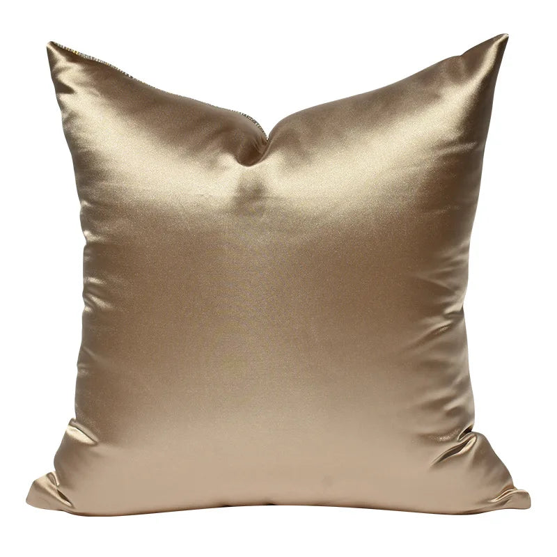 Luxury Golden Throw Cushion Cover