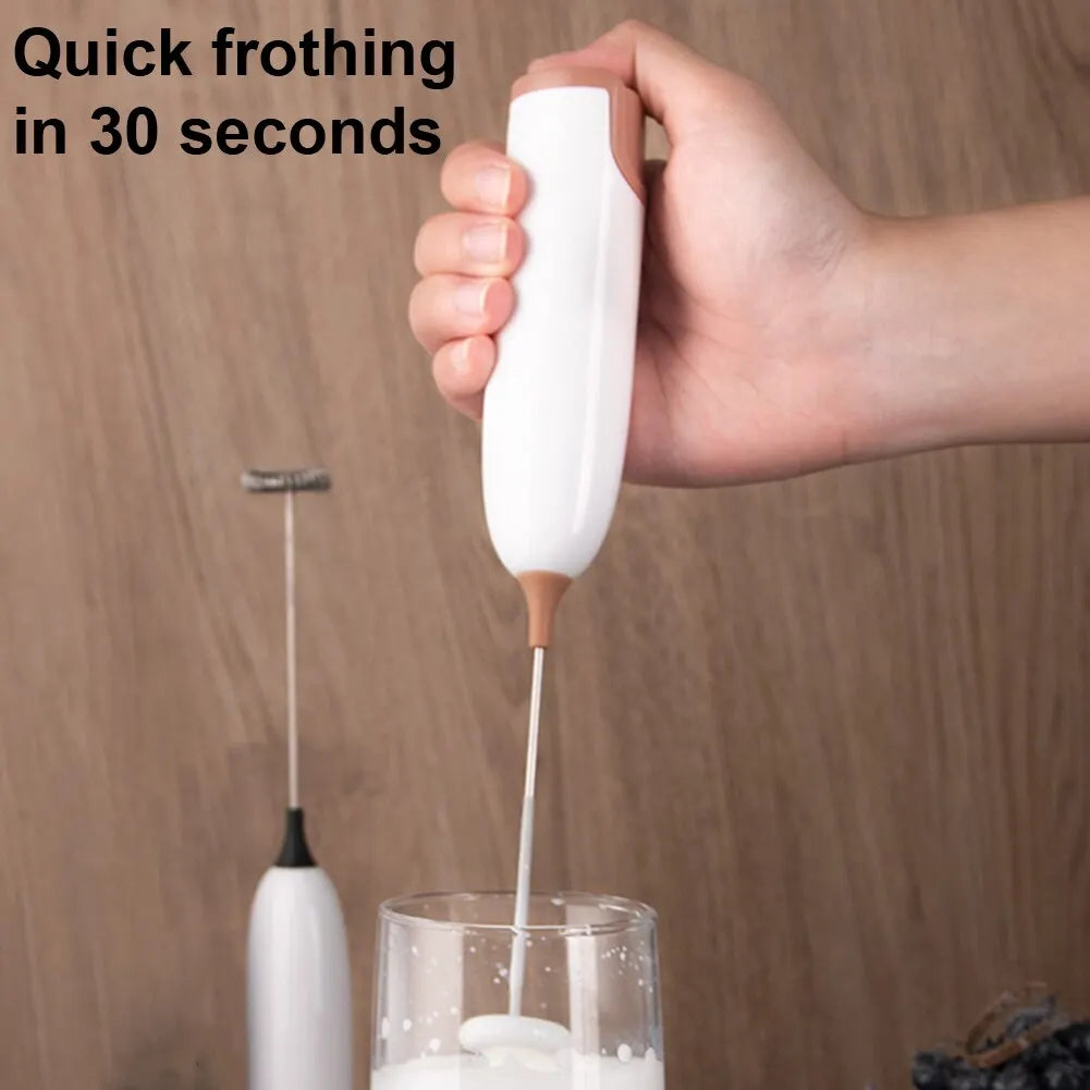 Electric Milk Frother & Drink Mixer – Cappuccino & Latte Maker