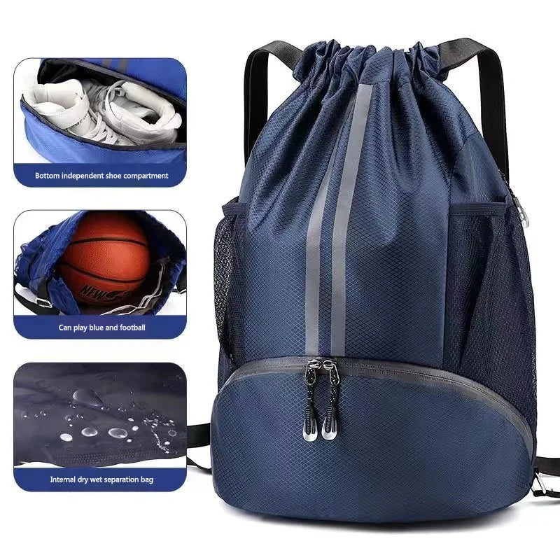 Gym & Fitness Drawstring Backpack - Men & Women