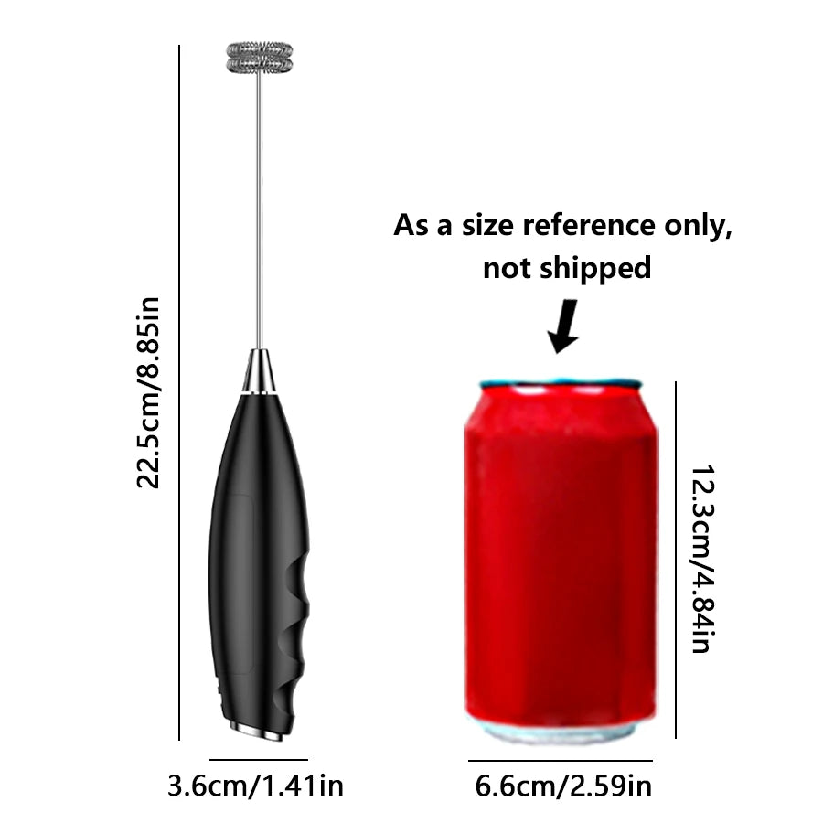 Handheld Milk Frother – Mini Foam Maker for Coffee & Lattes