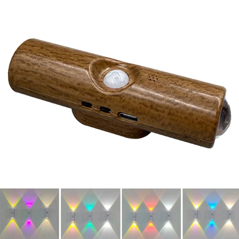 Motion Sensor Under Cabinet LED Night Light – RGB Magnetic Wireless
