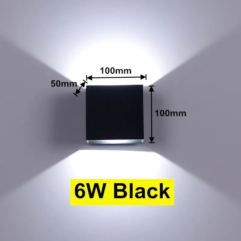 LED Outdoor Wall Light IP65 Waterproof – Porch, Garden & Indoor Bedroom Lamp