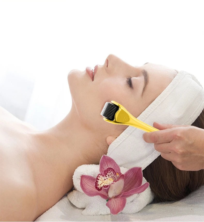 540 Titanium Micro Needle Derma Roller 0.25mm – Skin Rejuvenation & Hair Growth