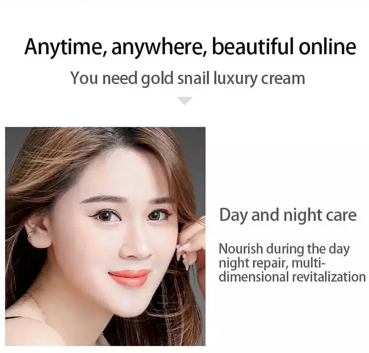 24K Golden Snail Collagen Face Cream – Moisturising & Brightening