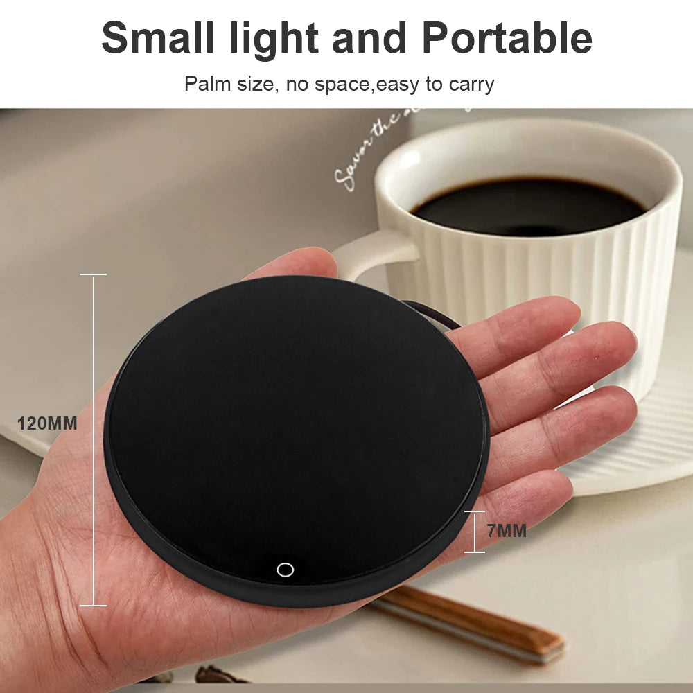 Thermostatic USB Mug Warmer Coaster – Coffee & Tea Heater