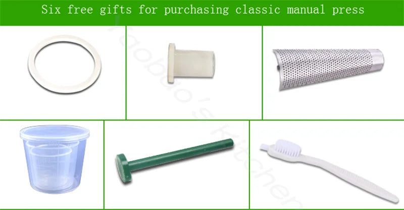 Stainless Steel Manual Slow Juicer – Wheatgrass & Ginger Extractor
