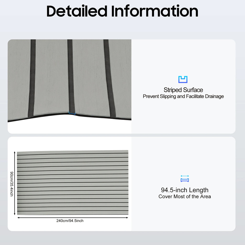 Waterproof EVA Foam Floor Mat (90x240cm)