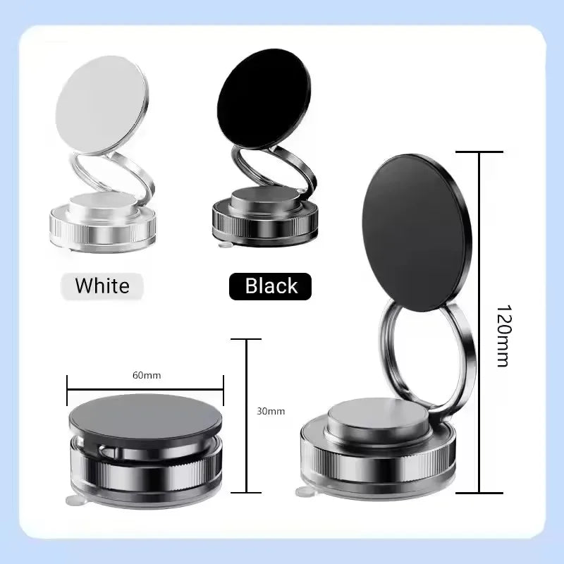 360° Magnetic Car Phone Holder - Suction Cup Mount