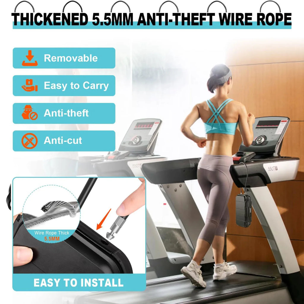 Travel Safe Lock Box - Waterproof Anti-Theft Beach Safe with Chain
