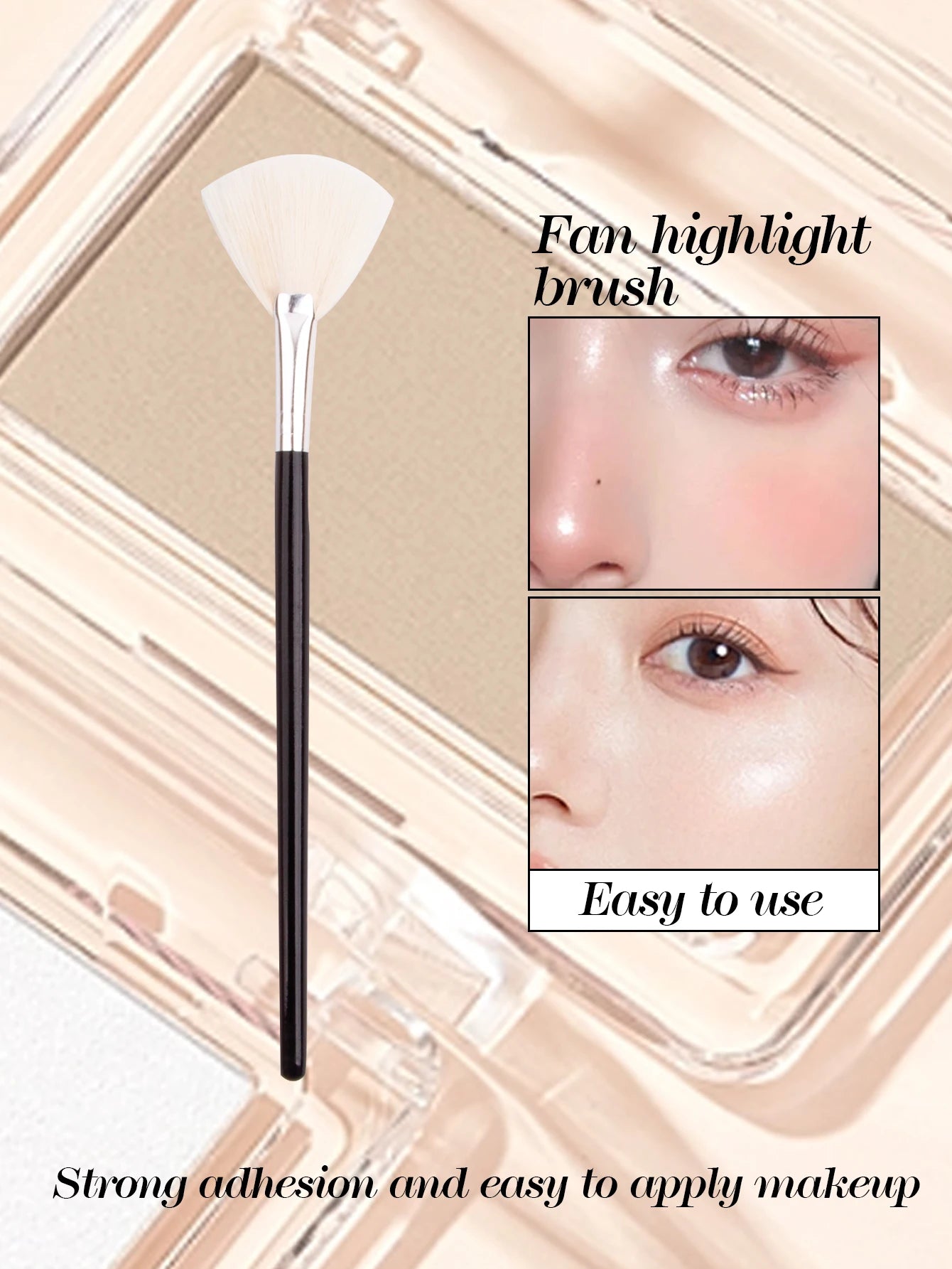 Face Mask Brush Set – Soft Fan & Acid Applicator Brushes
