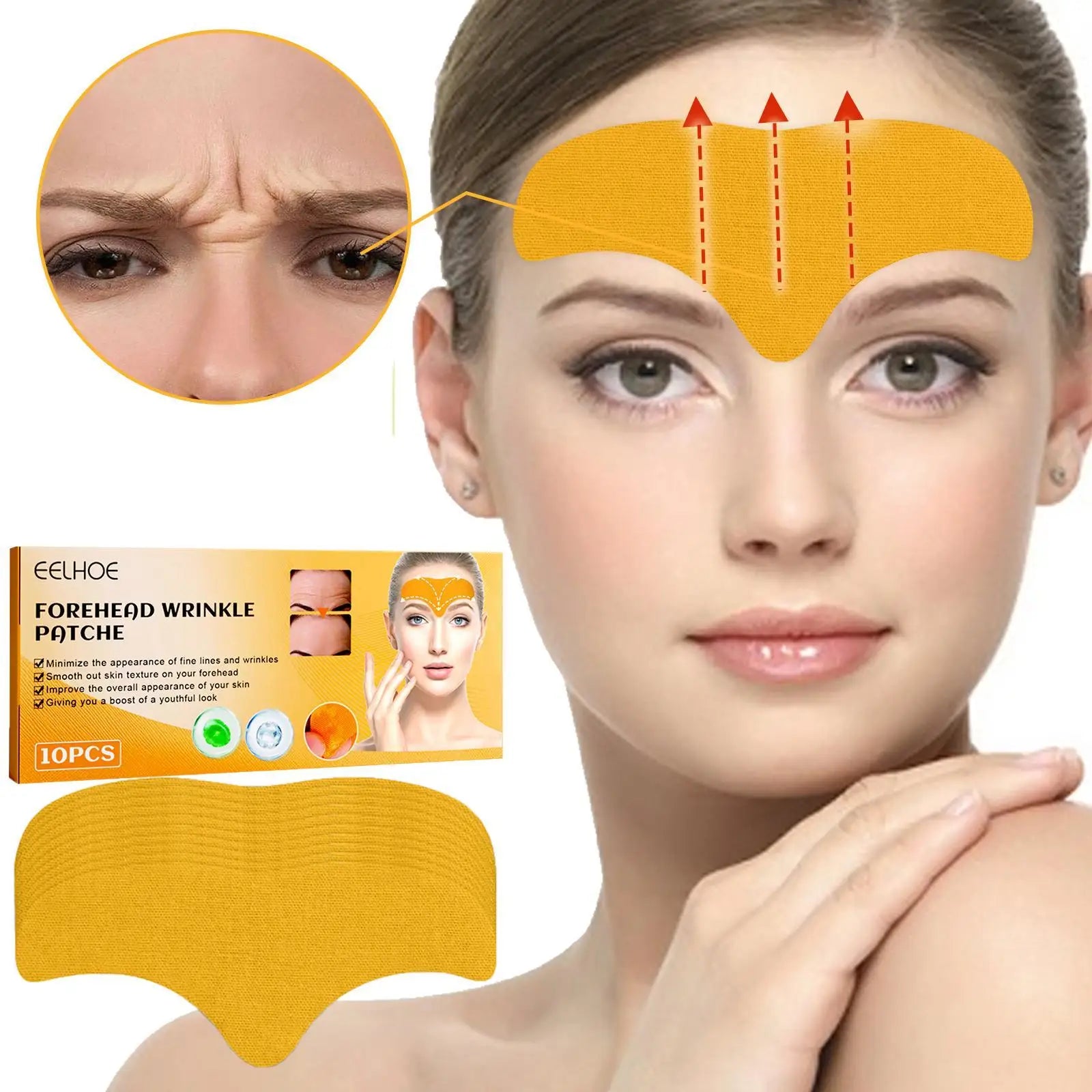 Forehead Wrinkle Patch – Anti-Aging Collagen Gel Patch