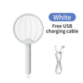 Foldable Electric Mosquito Killer Racket – USB Rechargeable UV Bug Zapper