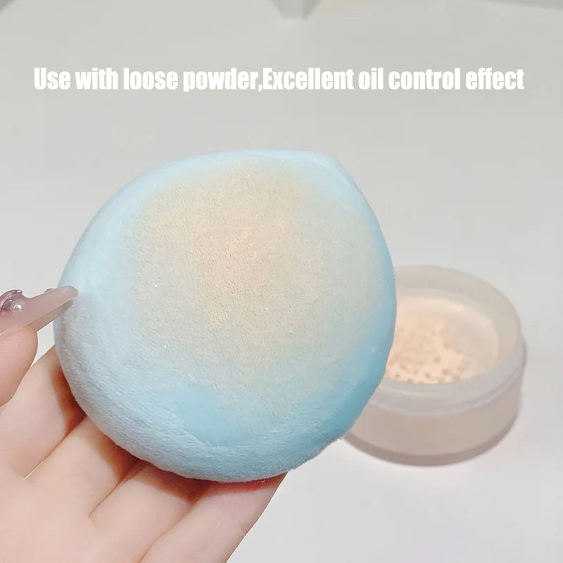 Velvet Makeup Setting Puff – Soft Crystal Fluff Cosmetic Sponge