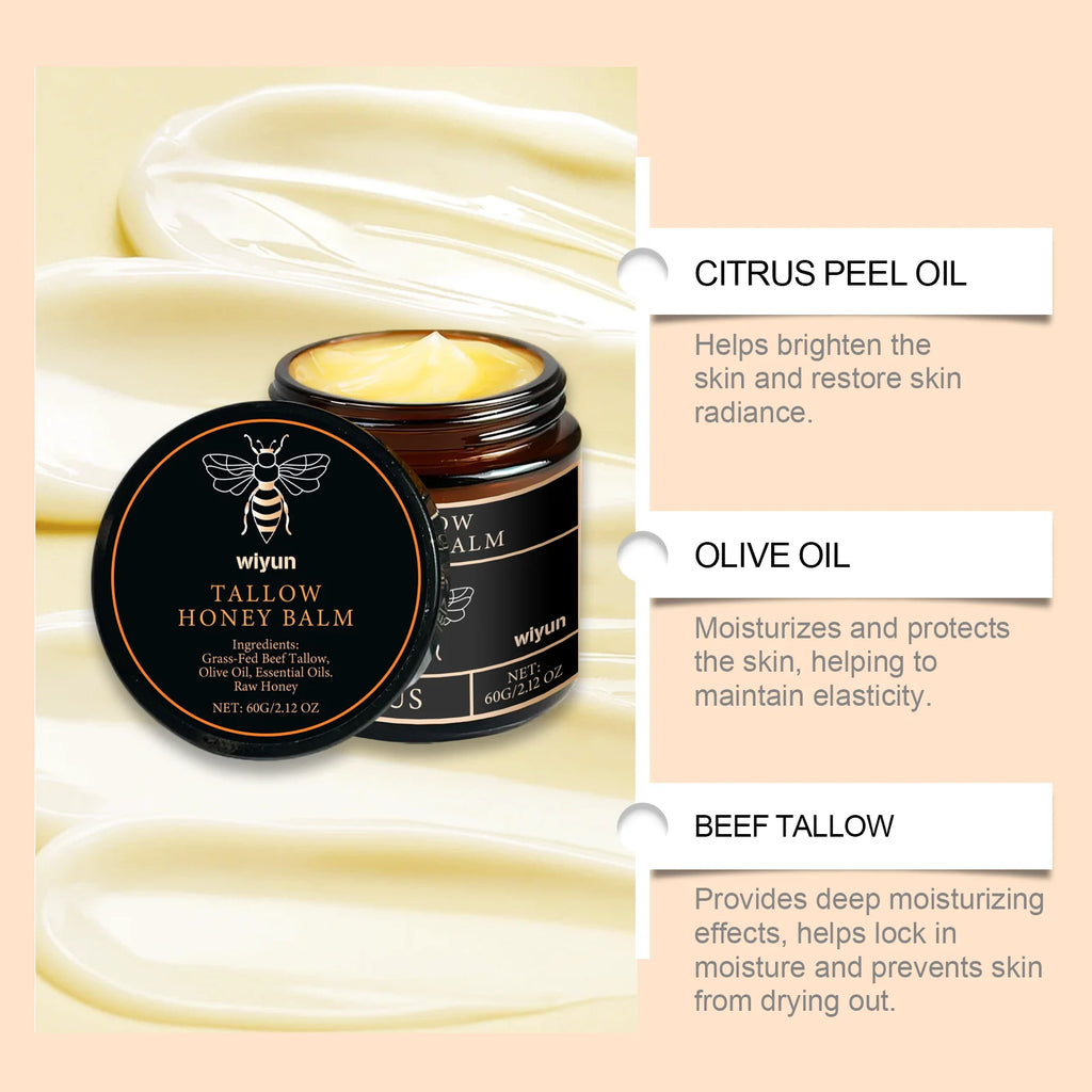 Tallow & Honey Face Moisturizer - Natural Skin Care 60g