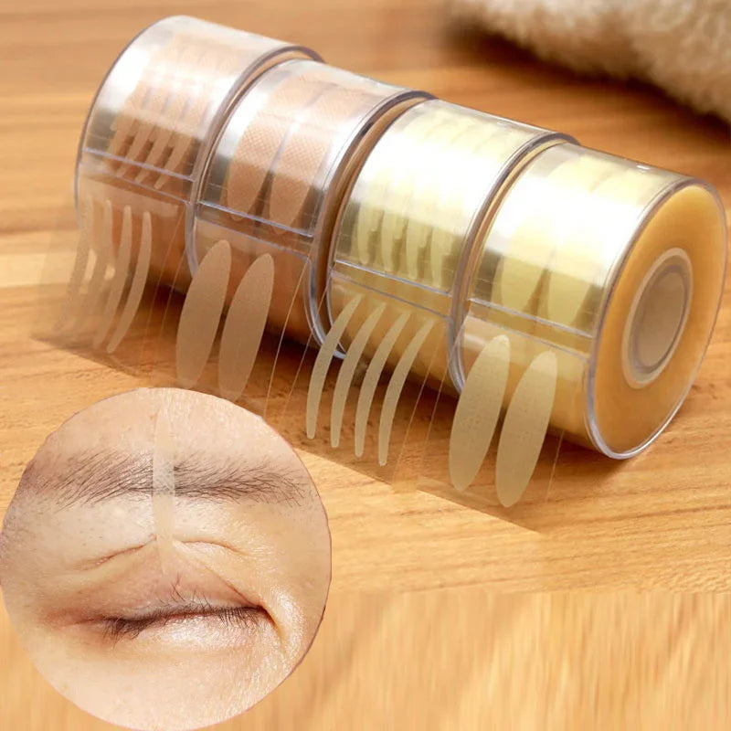 600pc Double Fold Eyelid Tape – Invisible Self-Adhesive Eye Lash Shadow Patch