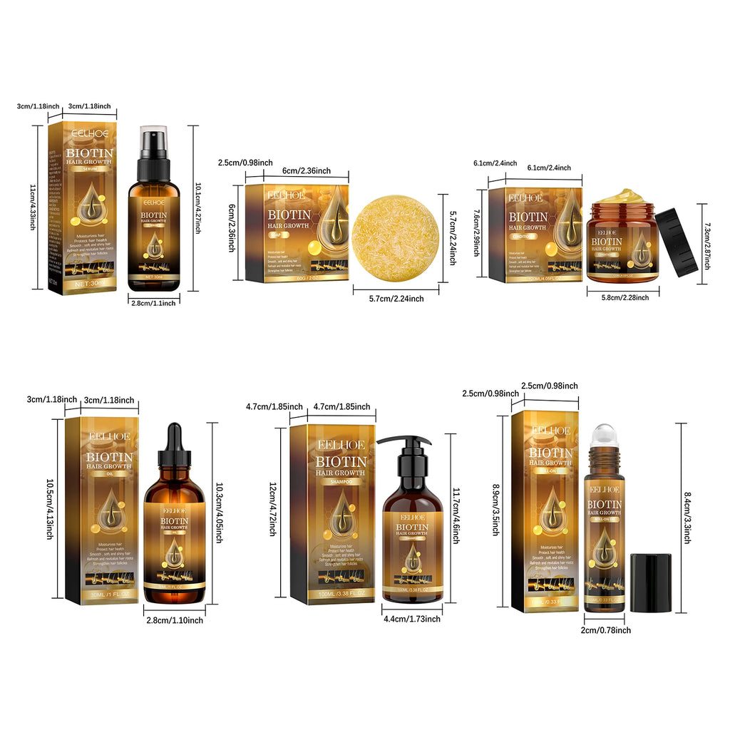 Biotin Hair Growth Shampoo & Conditioner – Frizz, Thinning & Damage Repair