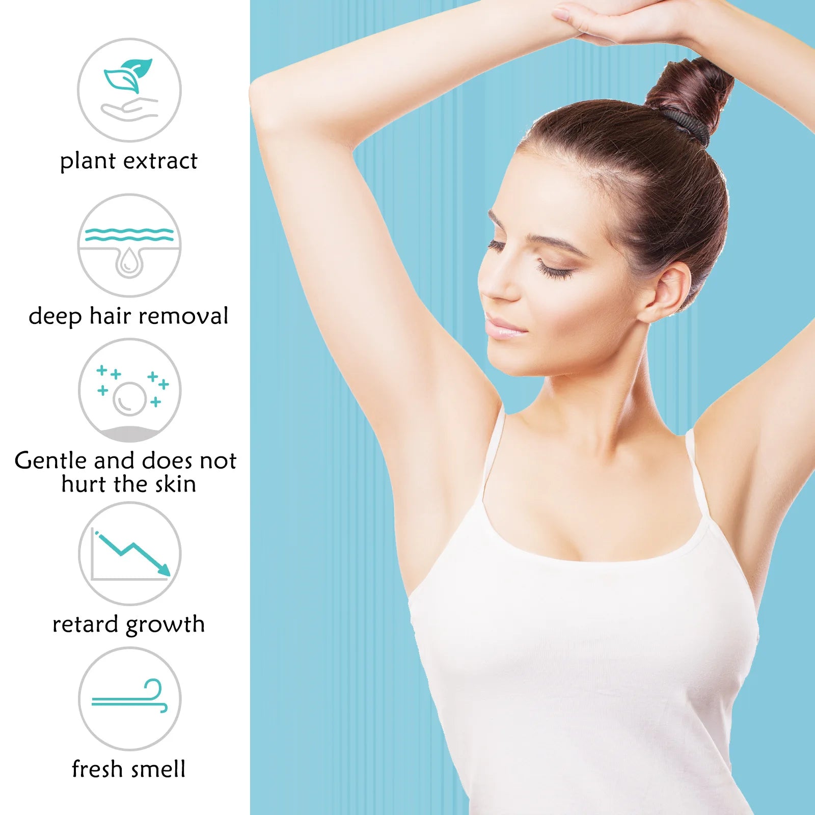 Permanent Hair Removal Spray – Natural Hair Growth Inhibitor 20ml