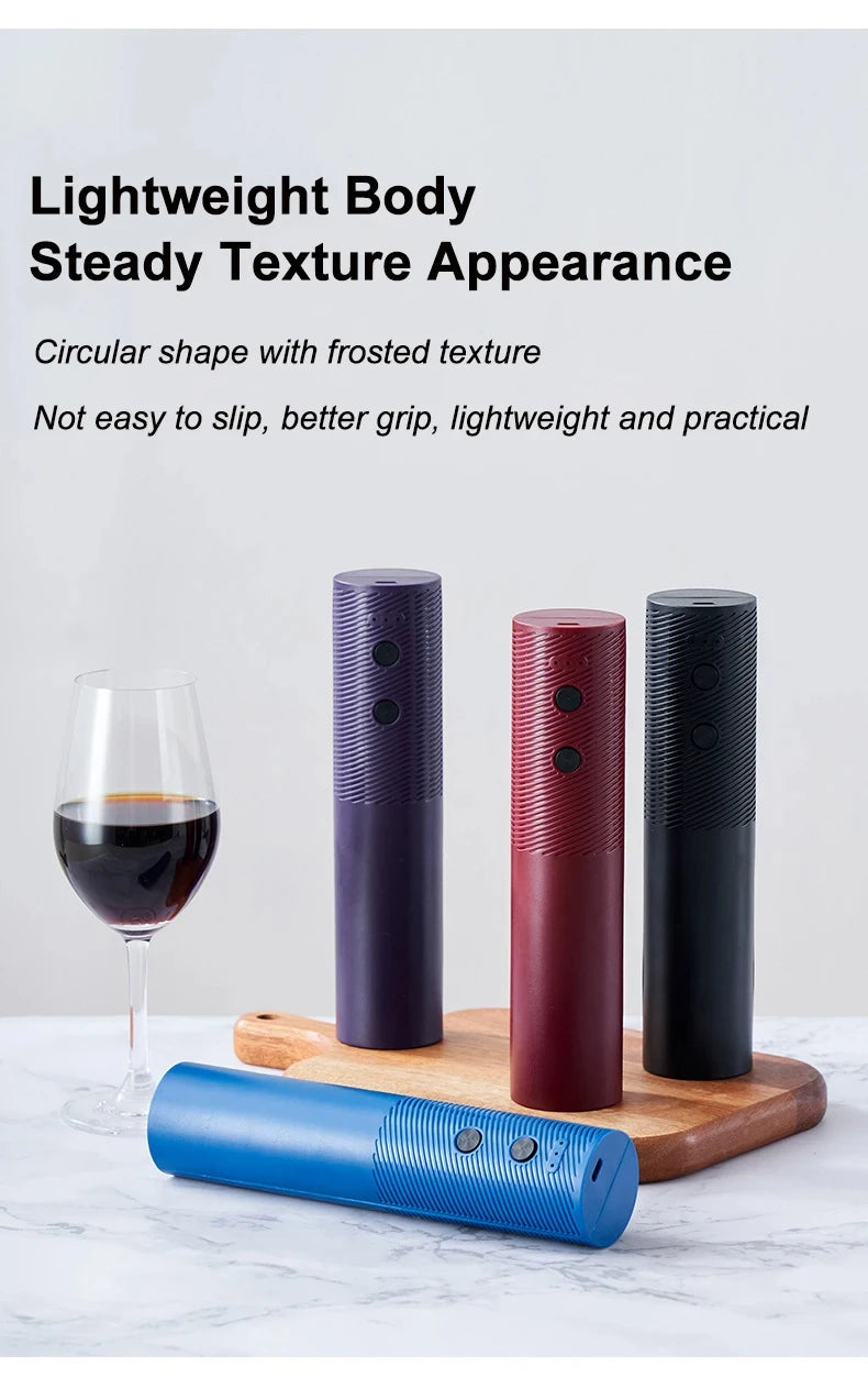 Electric Wine Bottle Opener & Corkscrew