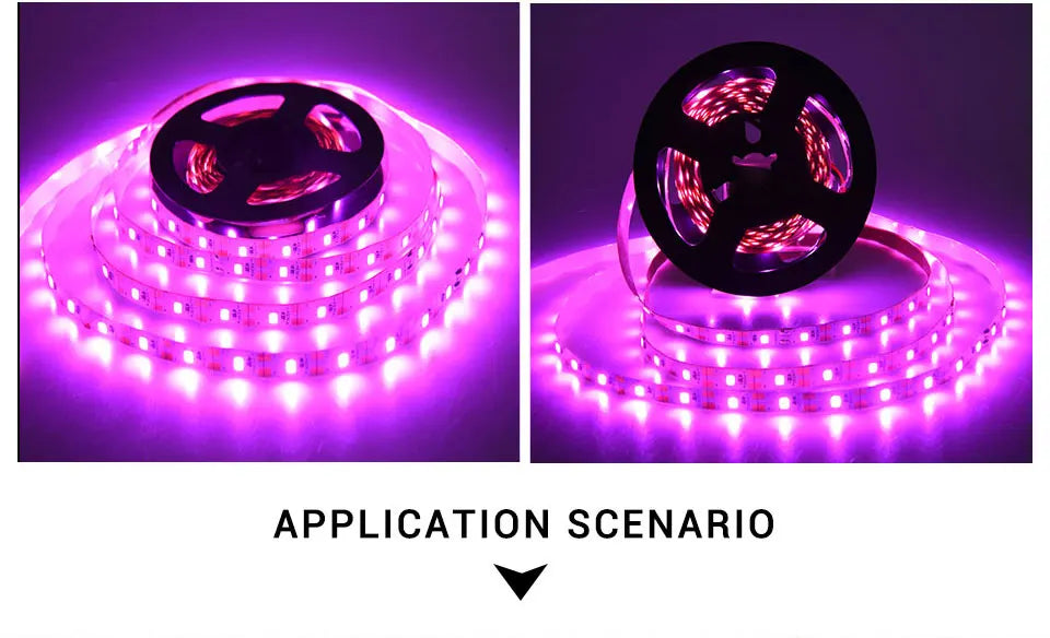 USB LED Grow Light Strip – Full Spectrum Plant Light 2m/3m for Vegetables & Seedlings