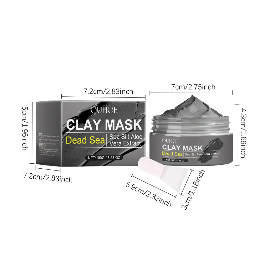 Dead Sea Mud Deep Cleansing Face Mask – Brightening, Hydrating & Acne Remover