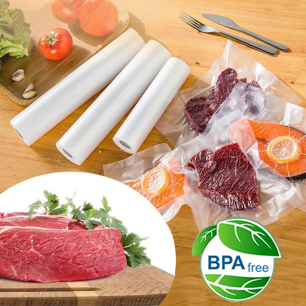 Vacuum Packaging Bags Roll – Food Vacuum Sealer Bags (500cm)