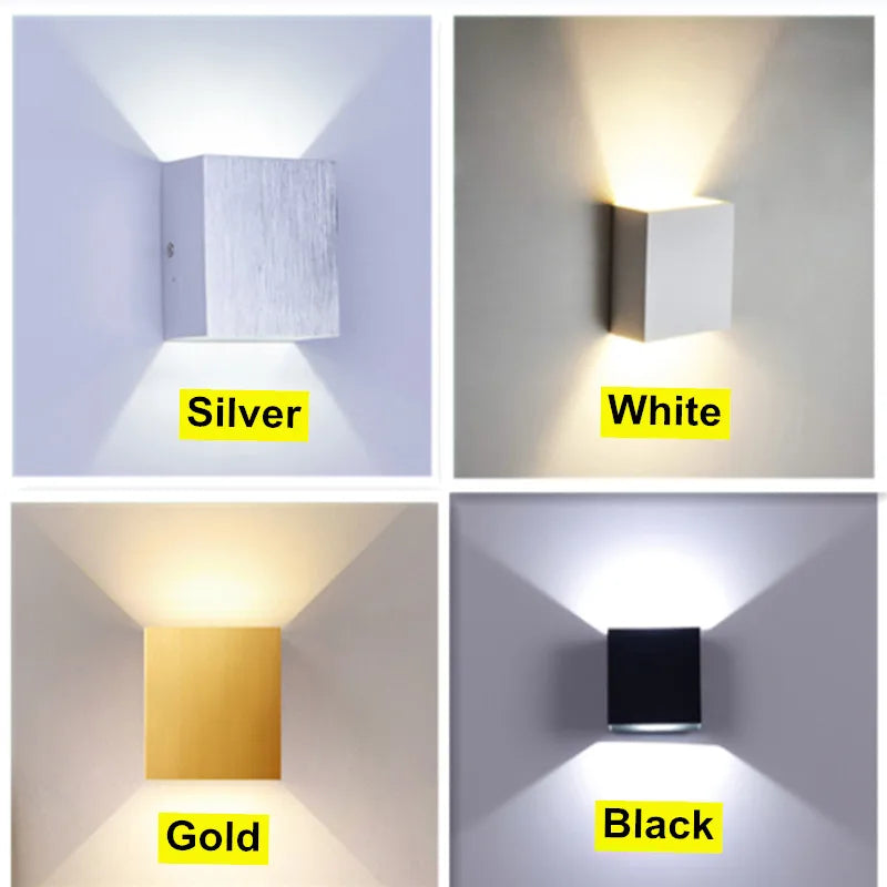 LED Outdoor Wall Light IP65 Waterproof – Porch, Garden & Indoor Bedroom Lamp