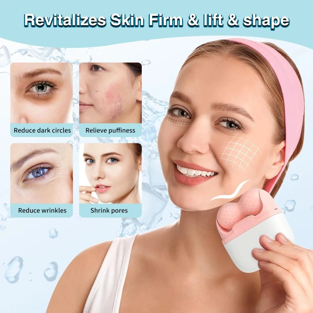 Double Head Ice Roller – Face & Eye Puffiness Relief