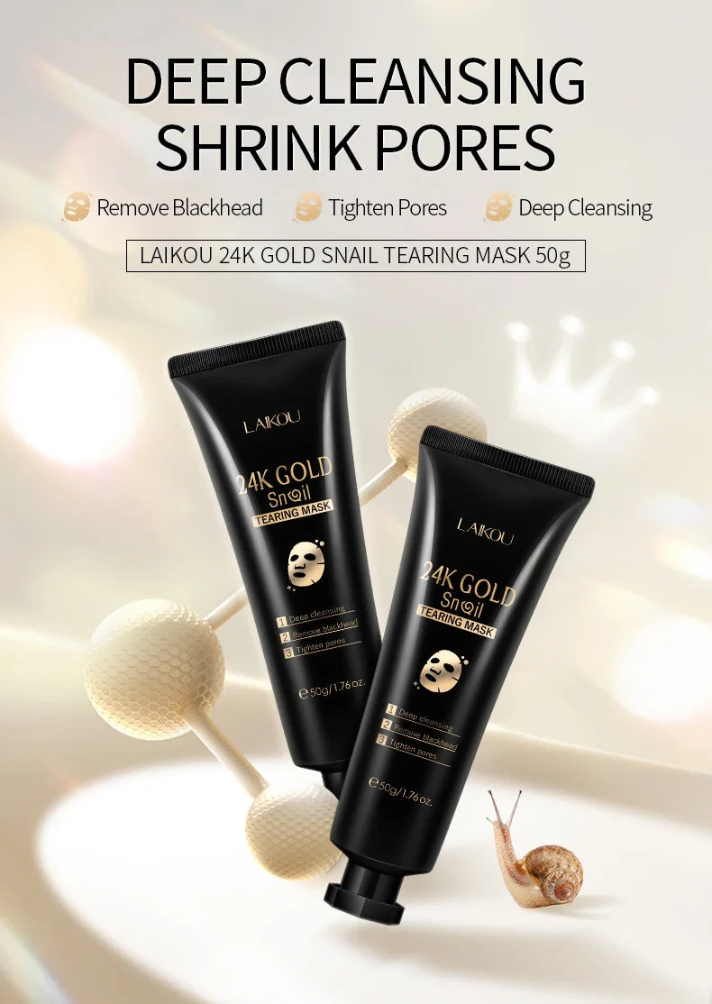 Sakura 24K Gold Blackhead Peel-Off Face Mask 50g – Deep Cleansing