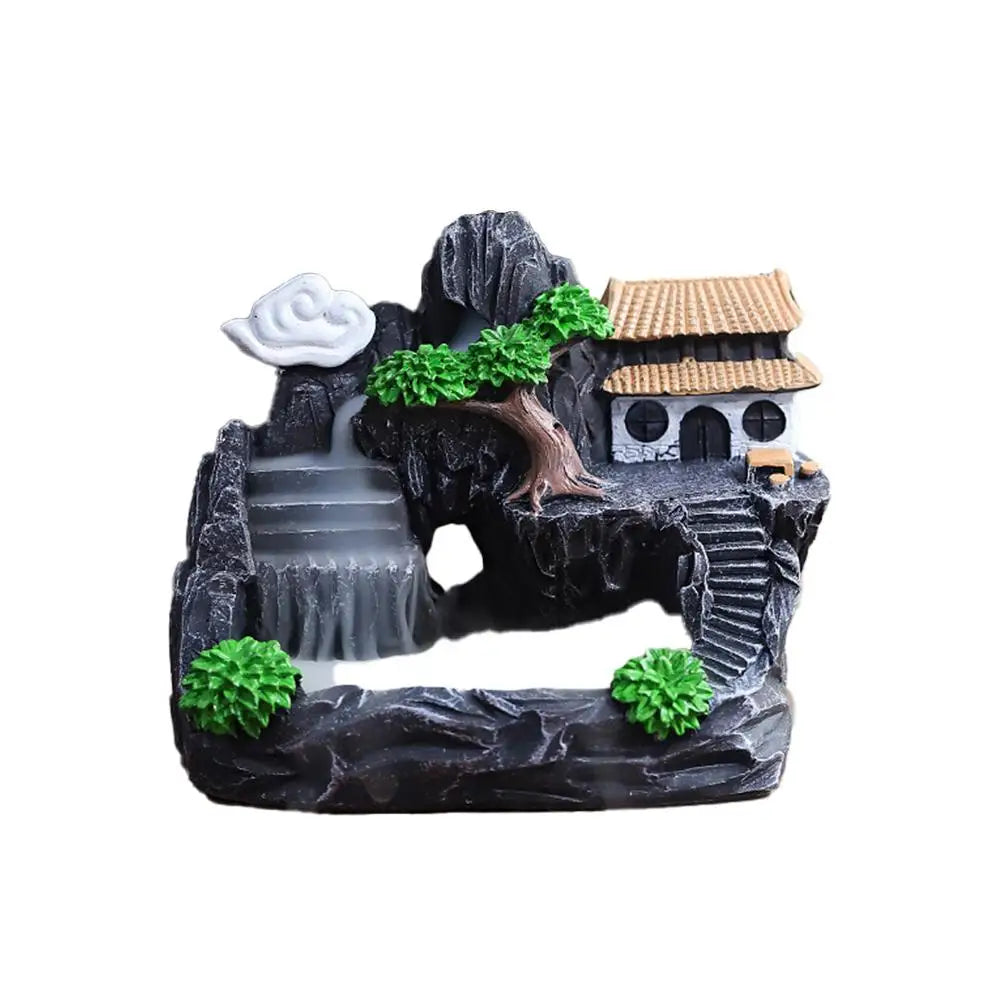 Backflow Incense Burner Waterfall – Aromatherapy Home Decor with Incense Cones