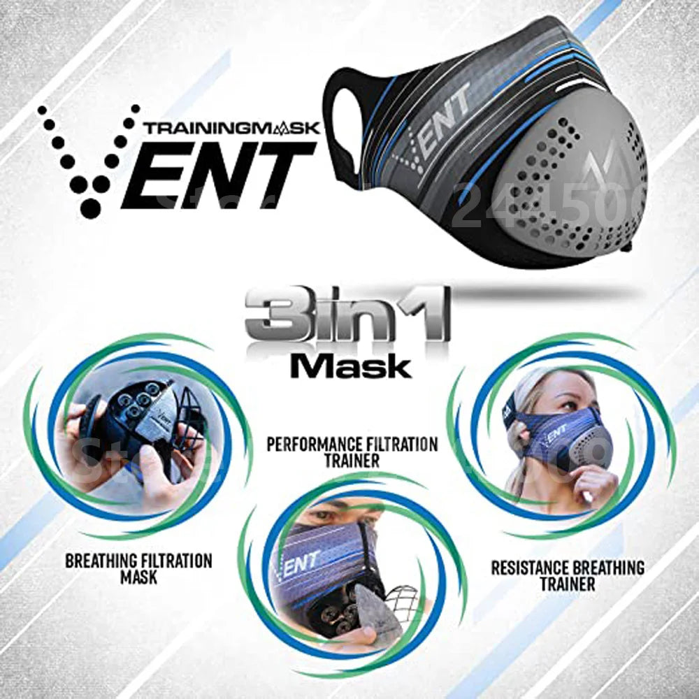 Training Mask 2.0 - Elevation Sports Mask for Running, Gym & Cycling