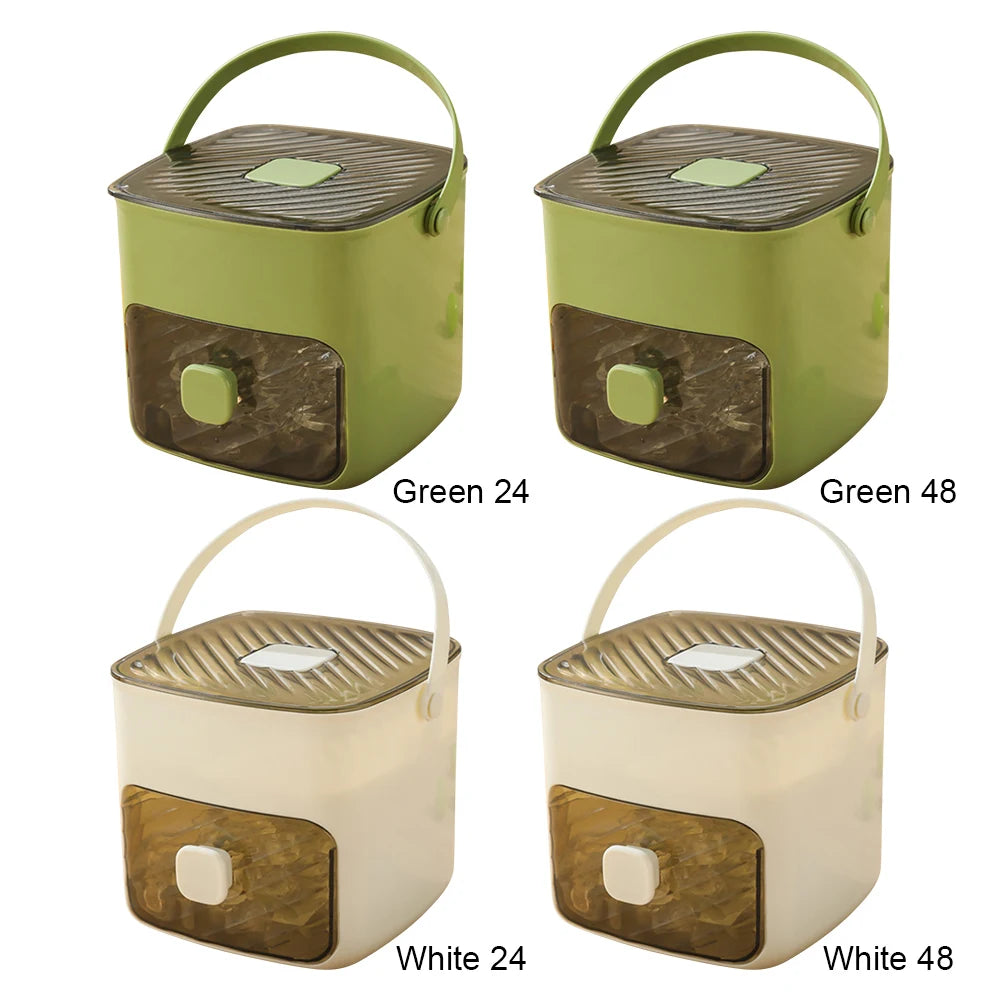 Portable Countertop Ice Maker Machine – With Storage Drawer