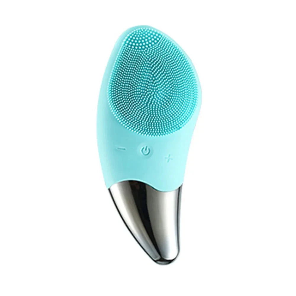 Ultrasonic Silicone Face Cleansing Massager