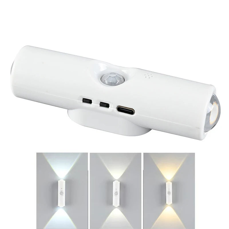 Motion Sensor Under Cabinet LED Night Light – RGB Magnetic Wireless