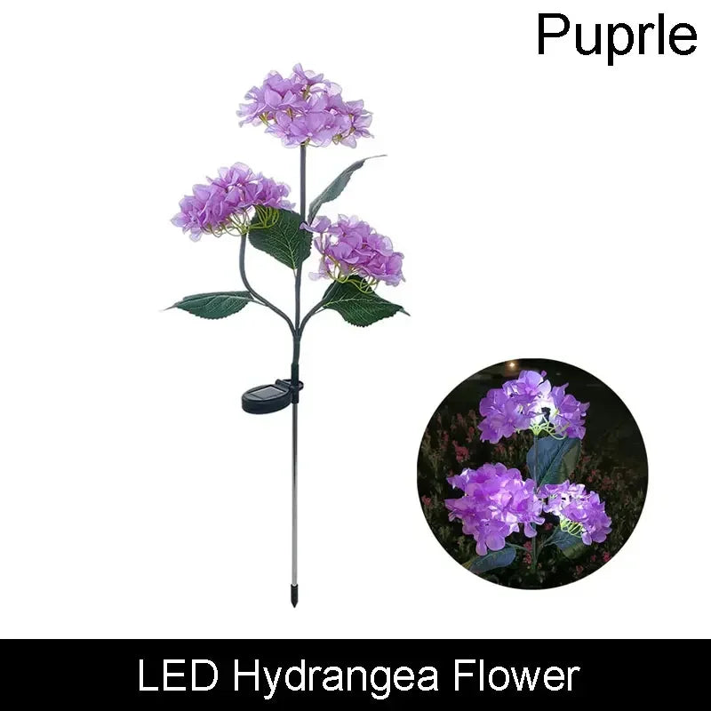 Solar Butterfly & Sunflower LED Garden Lawn Lamp – Colourful Landscape Light