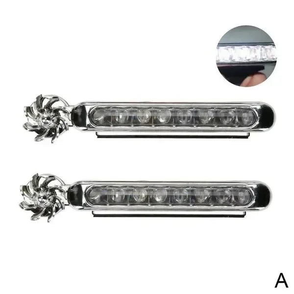 Wind-Powered Car LED Daytime Running Light – 8 LED DRL