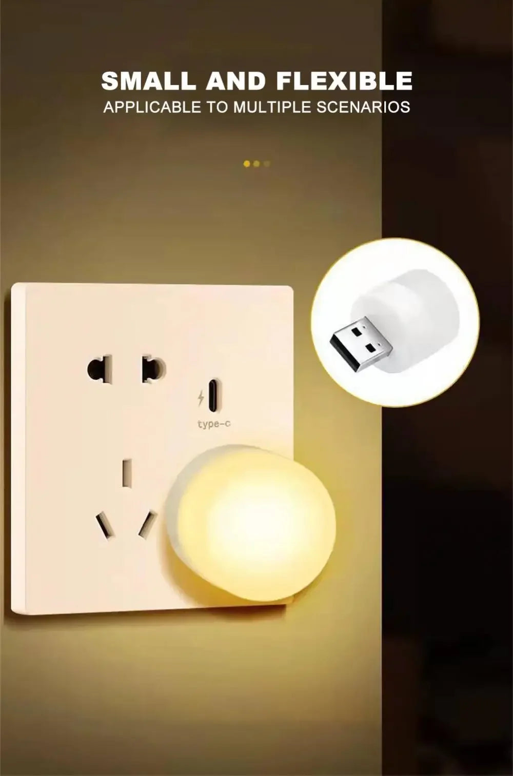 Mini USB LED Light – Portable Eye Protection Reading & Car Bulb Lamp