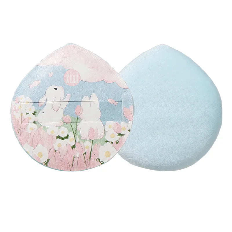 Velvet Makeup Setting Puff – Soft Crystal Fluff Cosmetic Sponge