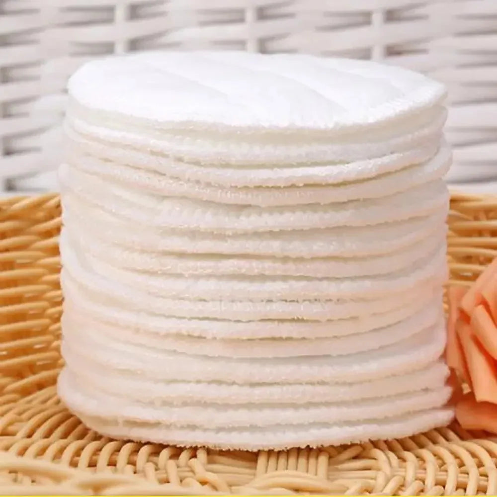 Reusable Bamboo Makeup Remover Pads – Washable Cotton Rounds