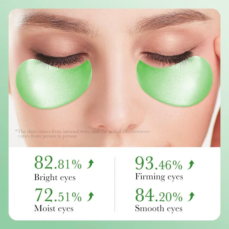 Seaweed Eye Mask 60PCS – Hyaluronic Acid & Collagen Patches