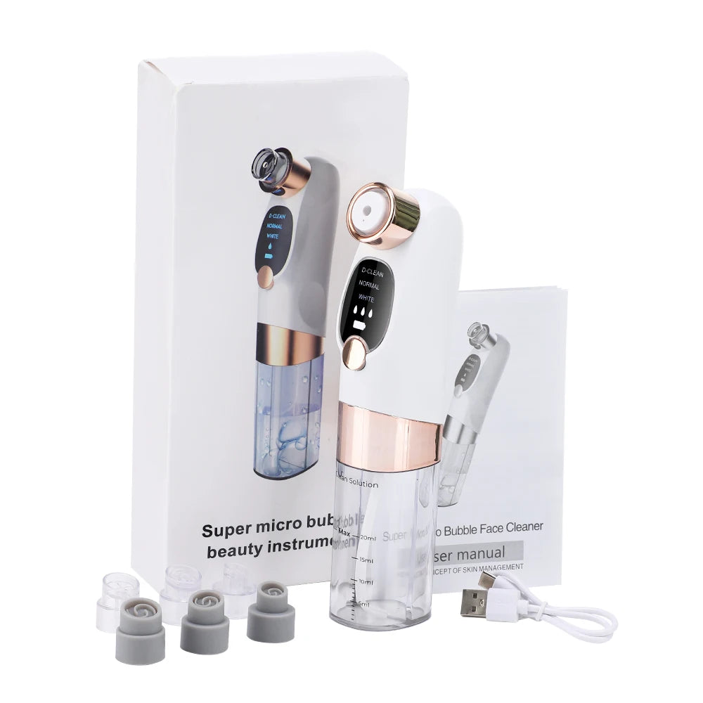 Small Bubble Blackhead Remover Pore Vacuum – 6 Suction Heads
