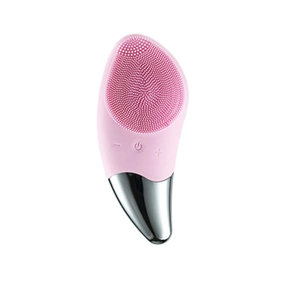 Ultrasonic Silicone Face Cleansing Massager