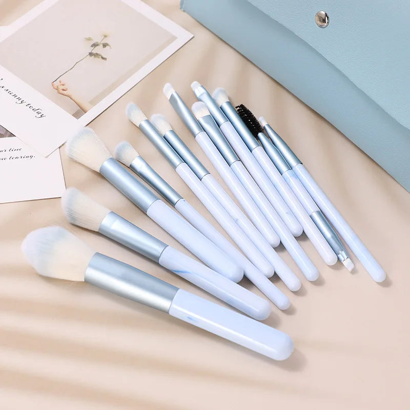 10/14pc Makeup Brush Set – Super Soft Eyeshadow & Foundation Brushes